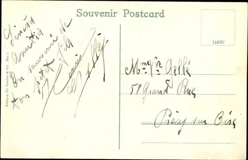 Ak Jerusalem Israel, Panoramablick