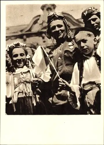 Ak Prager Aufstand 1945, Verein der Freunde der UDSSR in der Tschechoslowakei