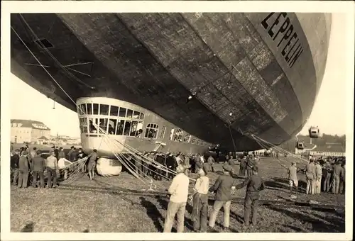 Ak LZ 127 Graf Zeppelin, Nach der Landung