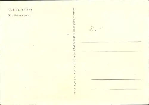 Ak Praha Prag, Prager Aufstand 1945, Panzer