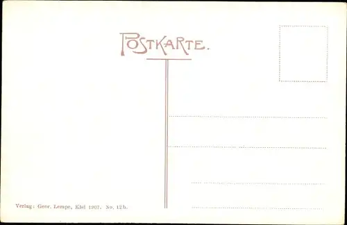 Ak Kiel in Schleswig Holstein, Geschwader in See, Deutsche Kriegsschiffe