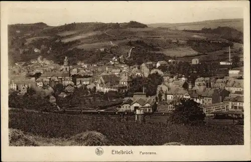 Ak Ettelbrück Luxemburg, Panorama