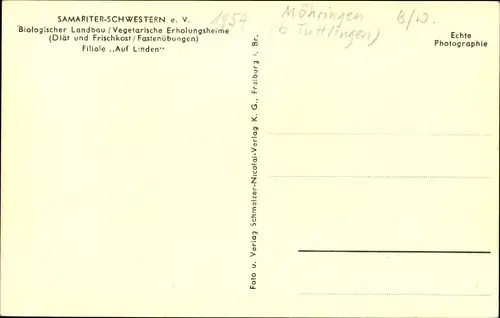 Ak Möhringen in Baden Tuttlingen, Samariter-Schwestern eV