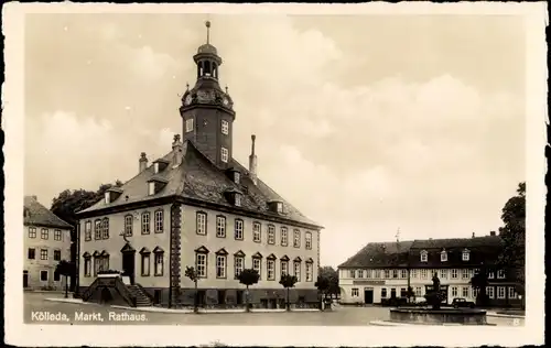 Ak Kölleda in Thüringen, Rathaus