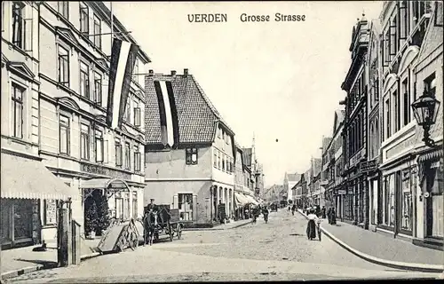 Ak Verden an der Aller, Große Straße