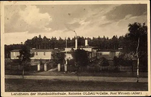 Ak Oldau Hambühren in Niedersachsen, Landheim der Humboldtschule