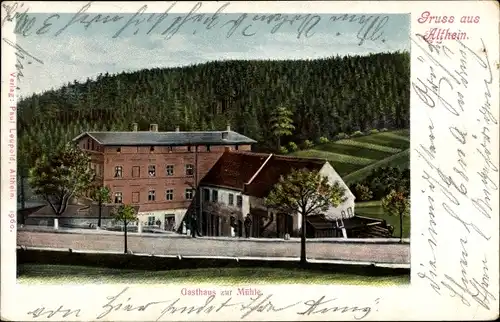 Ak Altheim Schlesien, Gasthaus zur Mühle