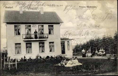 Ak Rostorf Rosdorf in Holstein, Pension Waldfrieden