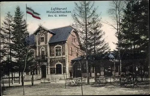 Ak Höftgrube Wingst in Niedersachsen, Luftkurort Waldschlösschen