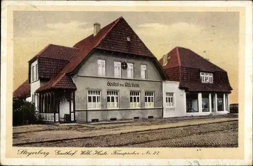 Ak Steyerberg Niedersachsen, Gasthof Wilhelm Haste