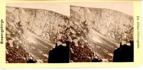 Stereo Foto Śnieżne Kotły Schneegrube Riesengebirge Schlesien