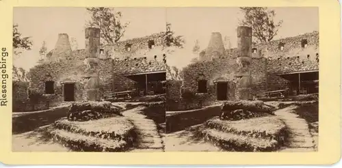 Stereo Foto Sobieszów Hermsdorf Kynast Jelenia Góra Hirschberg im Riesengebirge, Burg Kynast