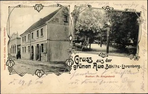 Ak Böhlitz Ehrenberg Leipzig in Sachsen, Grüne Aue