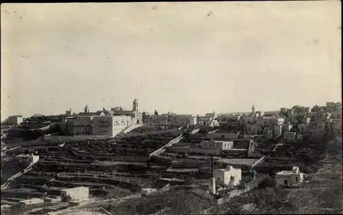 Foto Ak Betlehem Palästina, Panorama