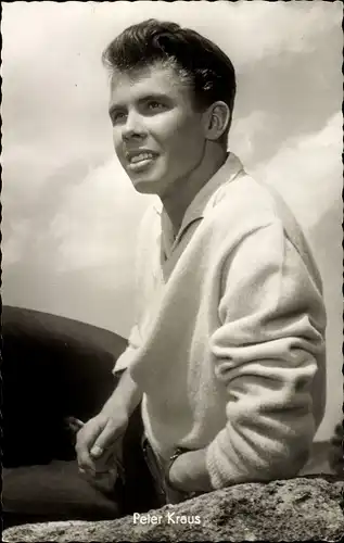 Ak Schauspieler und Sänger Peter Kraus, Portrait