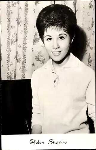 Ak Schauspielerin Helen Shapiro, Portrait