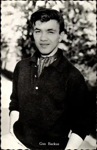 Ak Schauspieler Gus Backus, Portrait