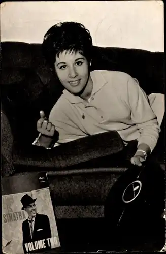 Ak Schauspielerin Helen Shapiro, Schallplatte