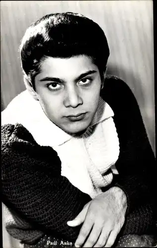 Ak Schauspieler Paul Anka, Portrait