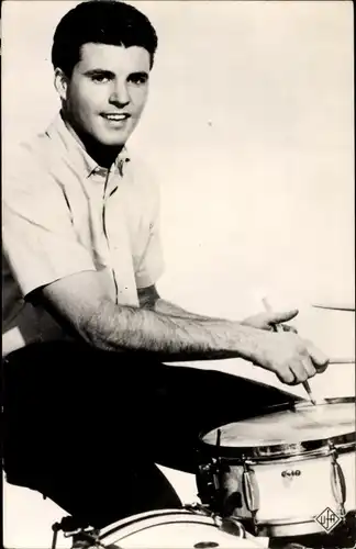 Ak Schauspieler Rick Nelson, Portrait, Schlagzeug