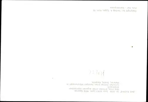 Ak Maler Joan Miro, Portrait