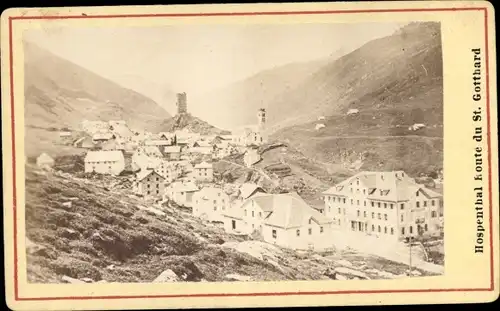 CDV Hospental Kt Uri, Totalansicht, Gebirge