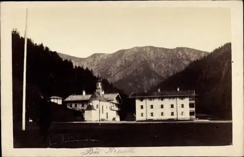 CDV Kreuth am Tegernsee Oberbayern, Teilansicht, Berge