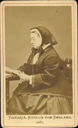 CDV Adel England, Königin Victoria, Portrait