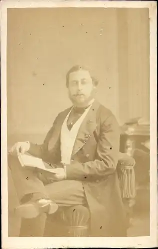 CDV Adel England, König Eduard VII von Großbritannien, Albert Edward, Portrait