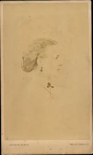 CDV Adel England, Alexandra von Dänemark, Königin von Großbritannien, Portrait