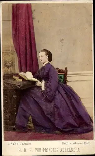 CDV Adel England, Alexandra von Dänemark, Königin von Großbritannien