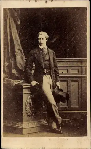 CDV Adel England, Eduard VII, Prinz Albert Edward, Portrait