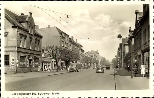 Ak Recklinghausen im Ruhrgebiet, Bochumer Straße