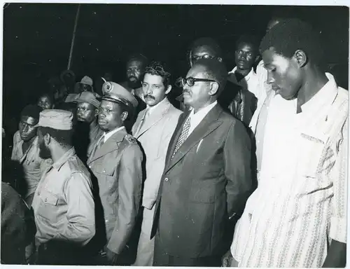 Foto Luanda Angola, Agostinho Neto nach der Unabhängigkeitserklärung 1975