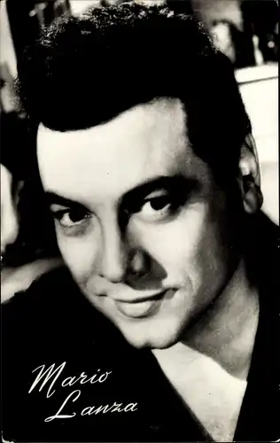 Ak Schauspieler und Opernsänger Mario Lanza, Portrait