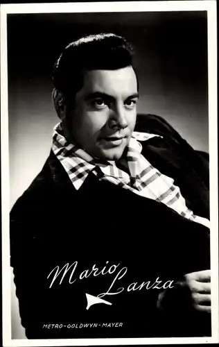 Ak Schauspieler und Opernsänger Mario Lanza, Portrait