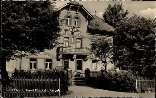 Ak Kipsdorf Altenberg im Erzgebirge, Cafe Bäckerei Konditorei Pietsch