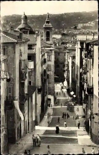 Ak Nizza Nizza Alpes Maritimes, Altstadt