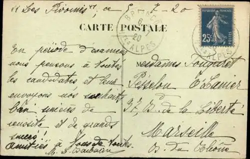 Ak Briançon Briancon Hautes-Alpes, La Rabiere, le Martinet