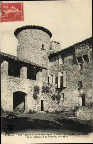 Ak Vals les Bains Ardeche, Gipfel des Craux-Berges
