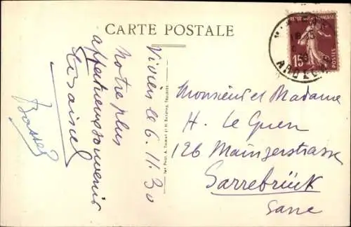 Ak Viviers sur Rhone Ardèche, Kirchturm