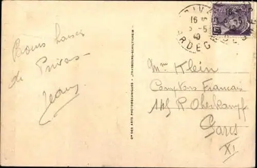 Ak Privas Ardèche, Place de la République, Tour de Diane de Poitiers