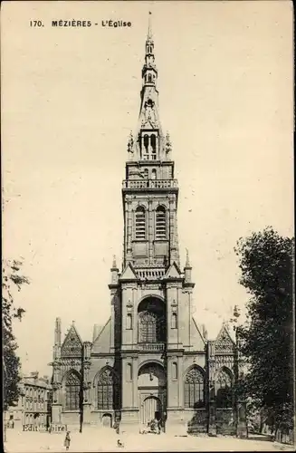 Ak Mézières Ardennes, Die Kirche