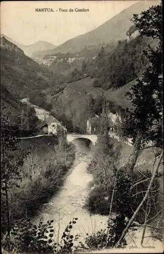 Ak Nantua Ain, Komfortbrücke