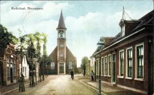 Ak Nieuwveen Nieuwkoop Südholland Niederlande, Kerkstraat