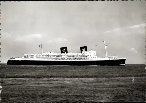 Ak Passagier Schnelldampfer Hanseatic der Hamburg Atlantik Linie