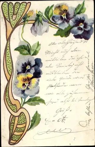 Litho Kitsch, Stiefmütterchen