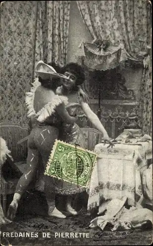 Ak Schauspieler, Theaterszene, Umarmung, Besuch