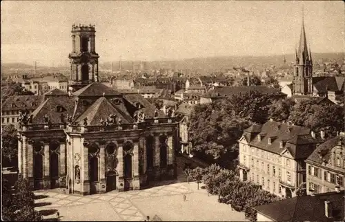 Ak Saarbrücken, Ludwigskirche, St. Jakobs-Kirche