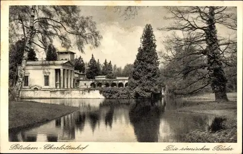 Ak Potsdam, Charlottenhof, die römischen Bäder